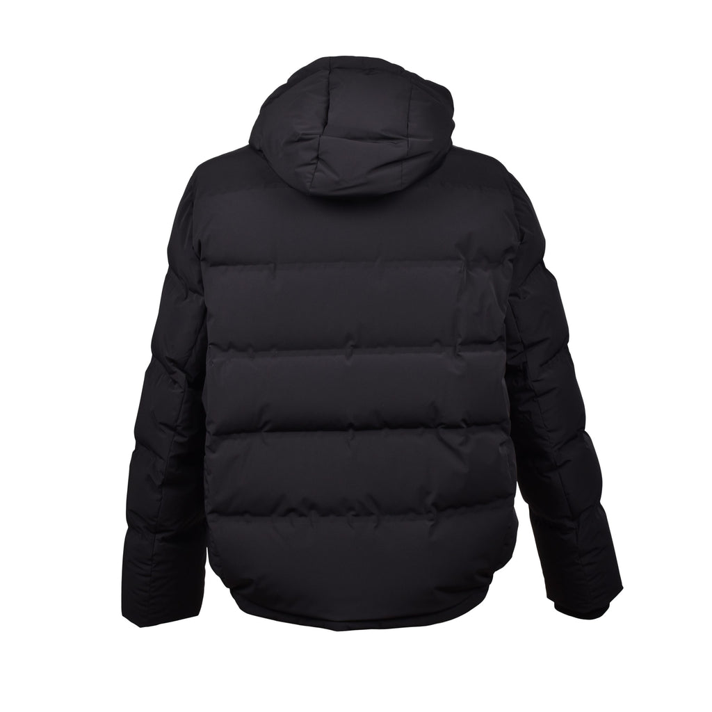 Black Polyamide Full-Length Jacket