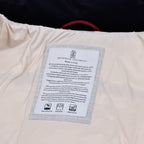 Black Polyamide Full-Length Jacket