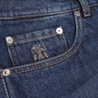 Blue Cotton Jeans Denim