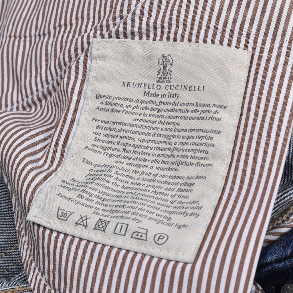 Blue Cotton Jeans Denim