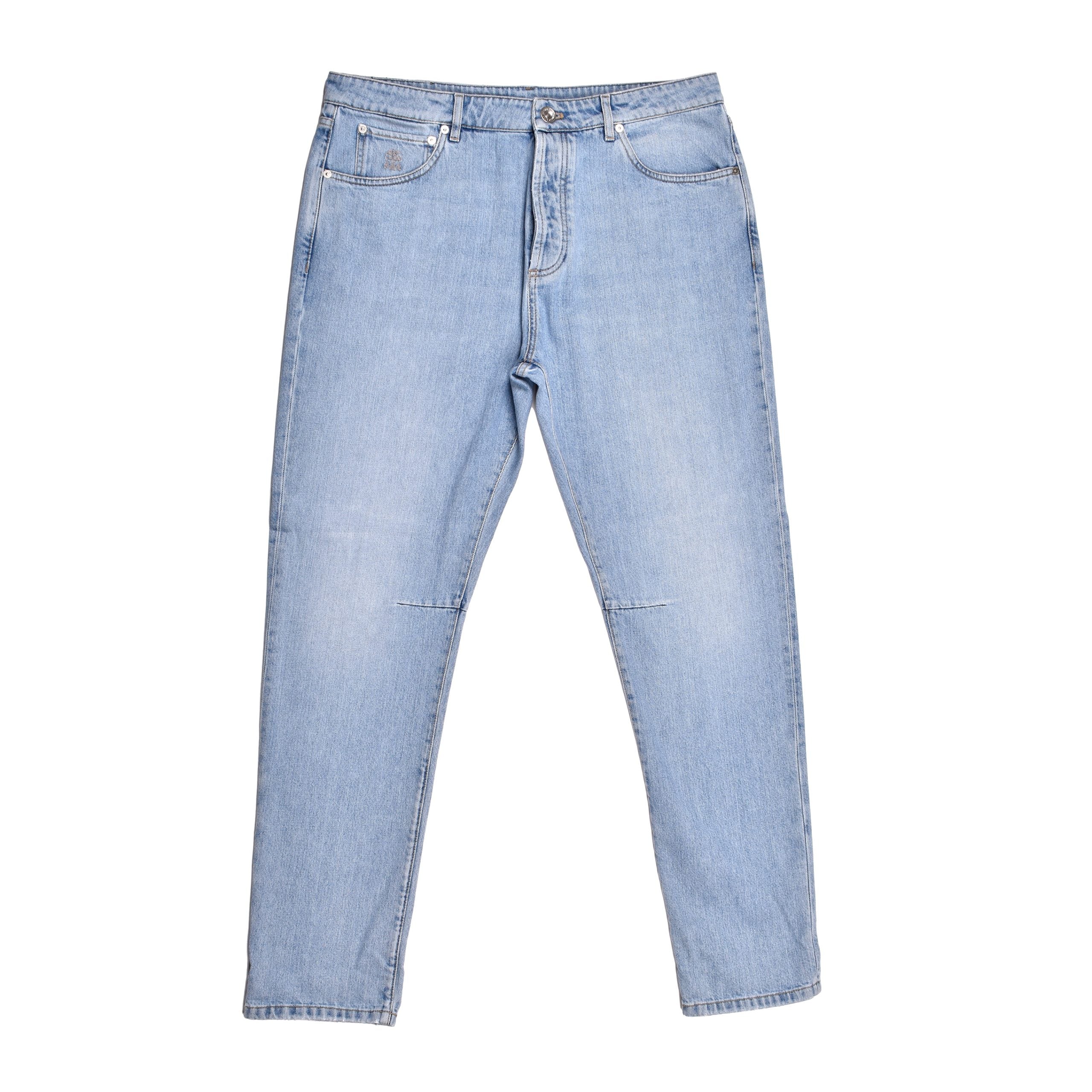 Blue Cotton Jeans Denim