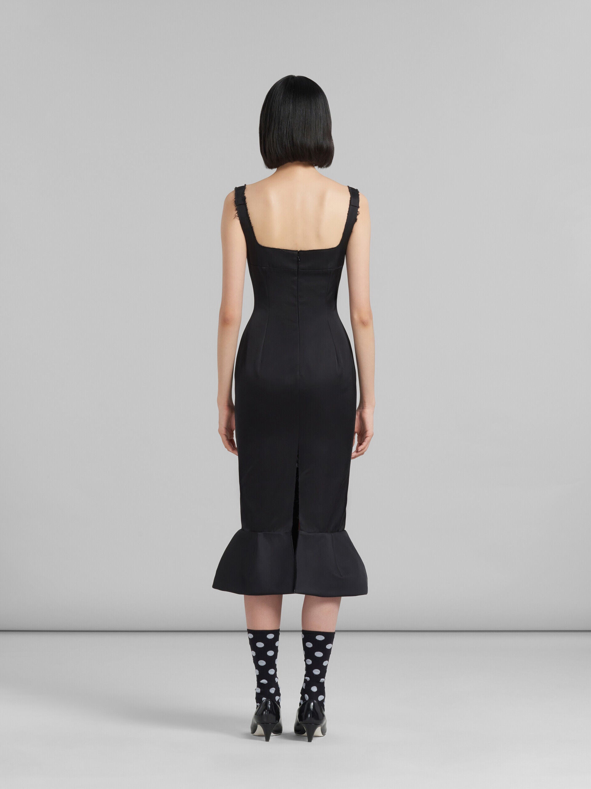 Black Fibres Cocktail Dress