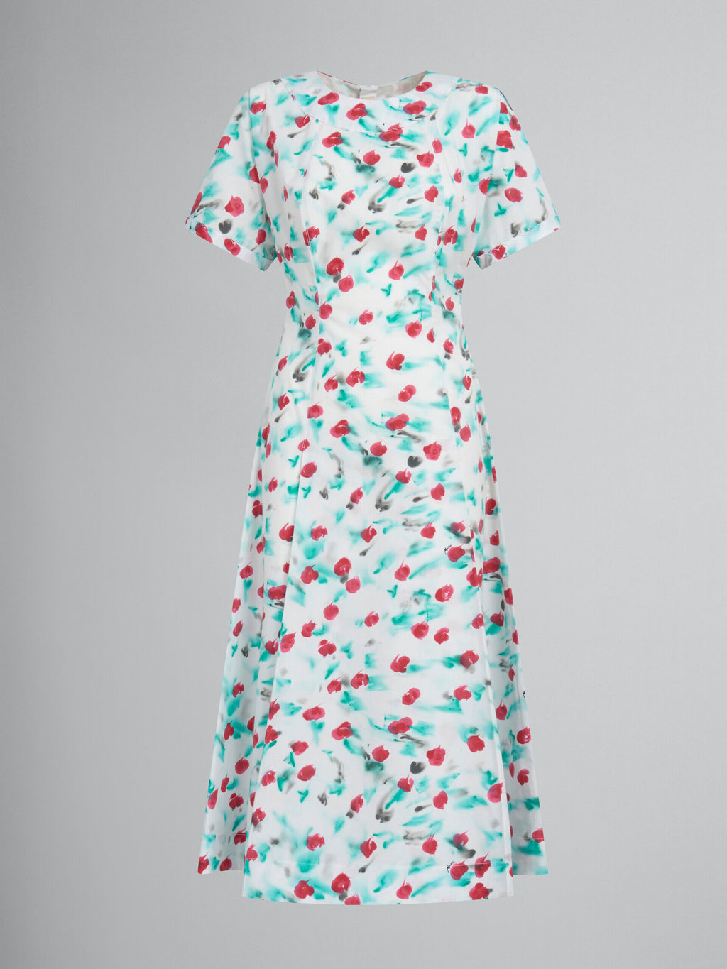 White Fibres Casual Dress