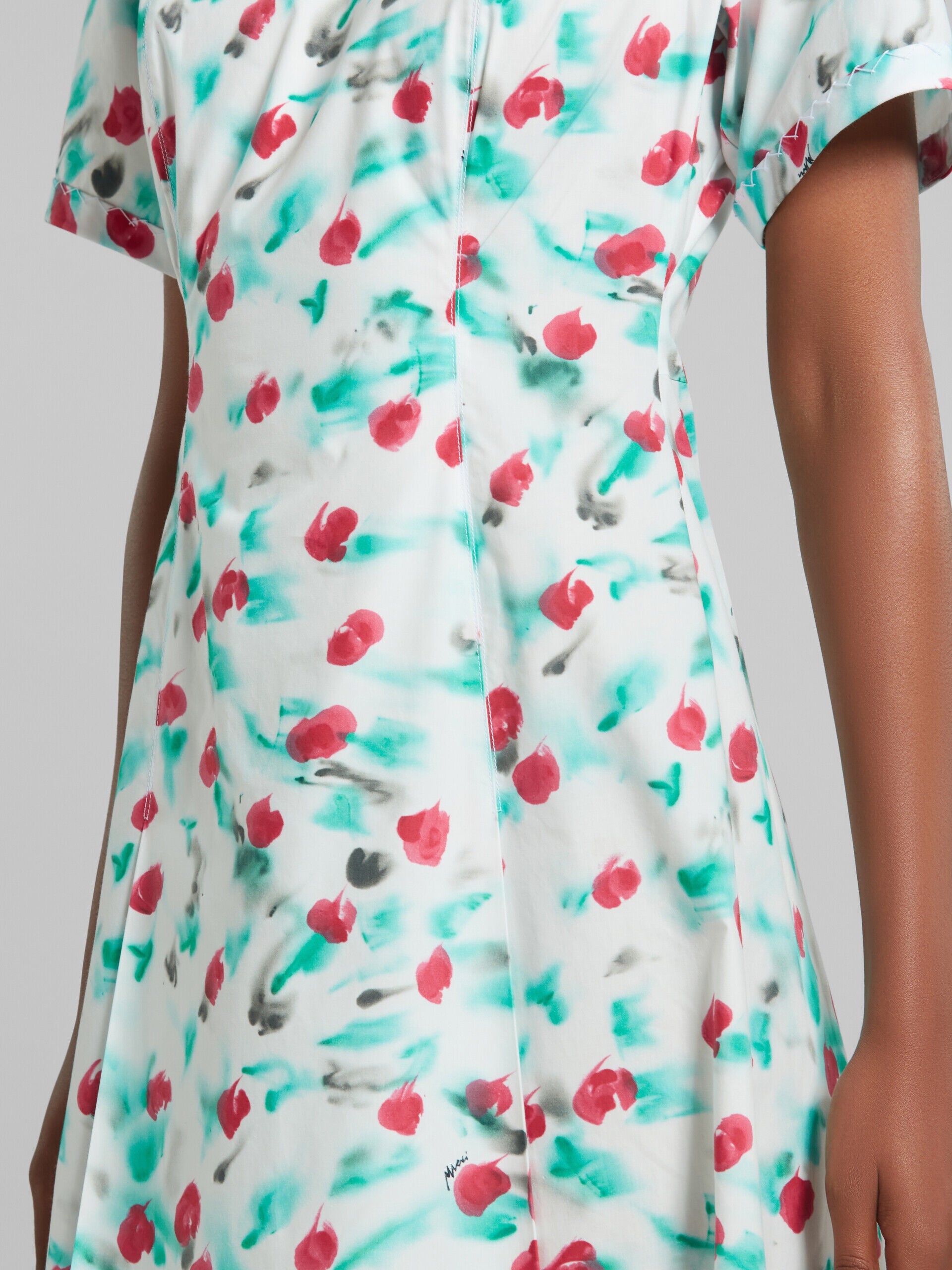 White Fibres Casual Dress