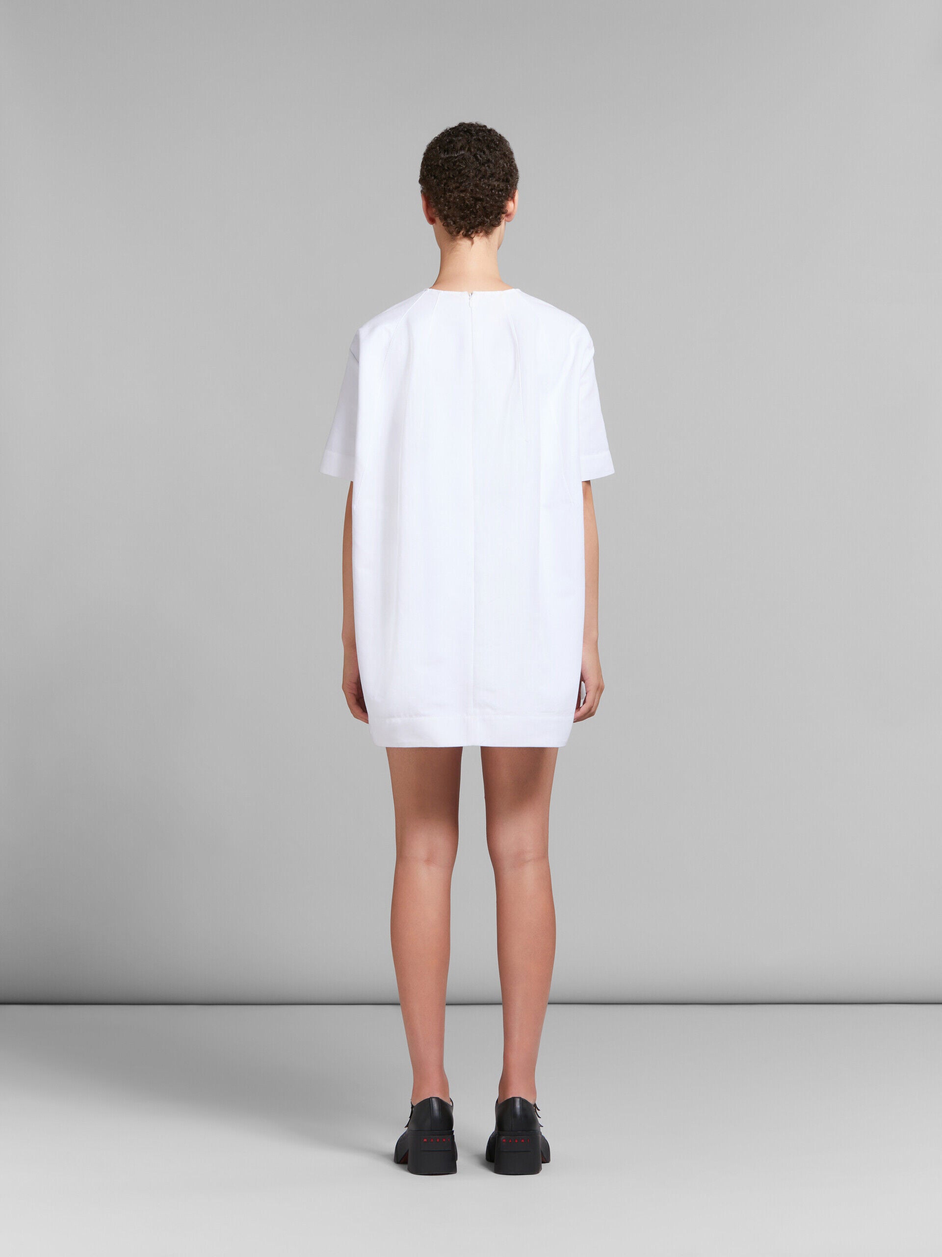 White Fibres Casual Dress