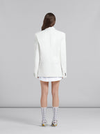 White Fibres Jackets And Coat