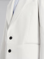 White Fibres Jackets And Coat