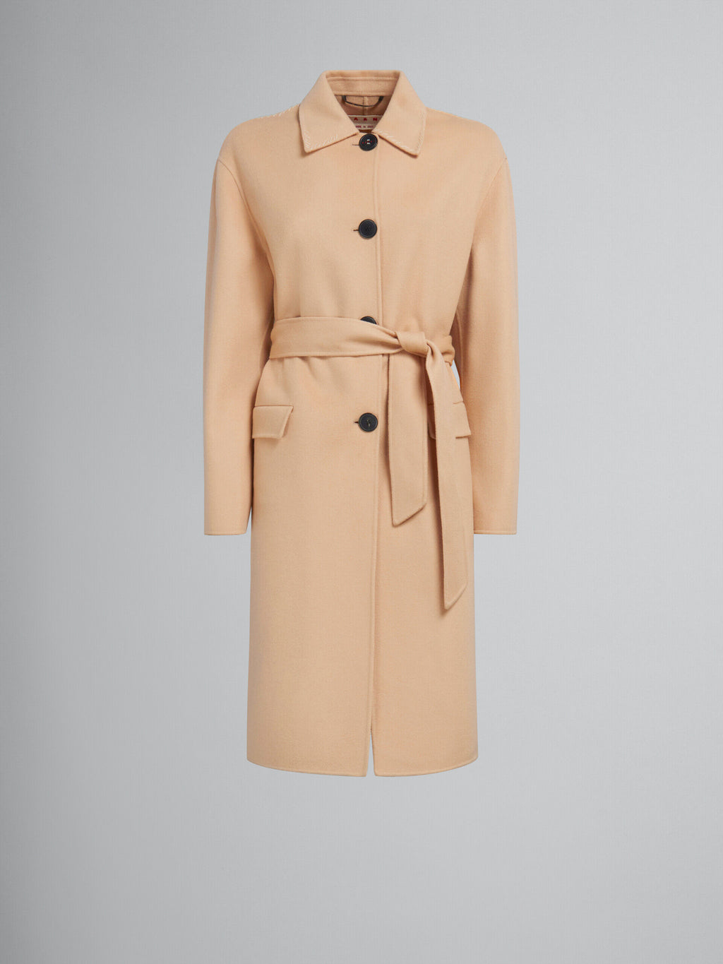 Brown Fibres Coat