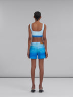 Blue Fibres Short And Mini Shorts