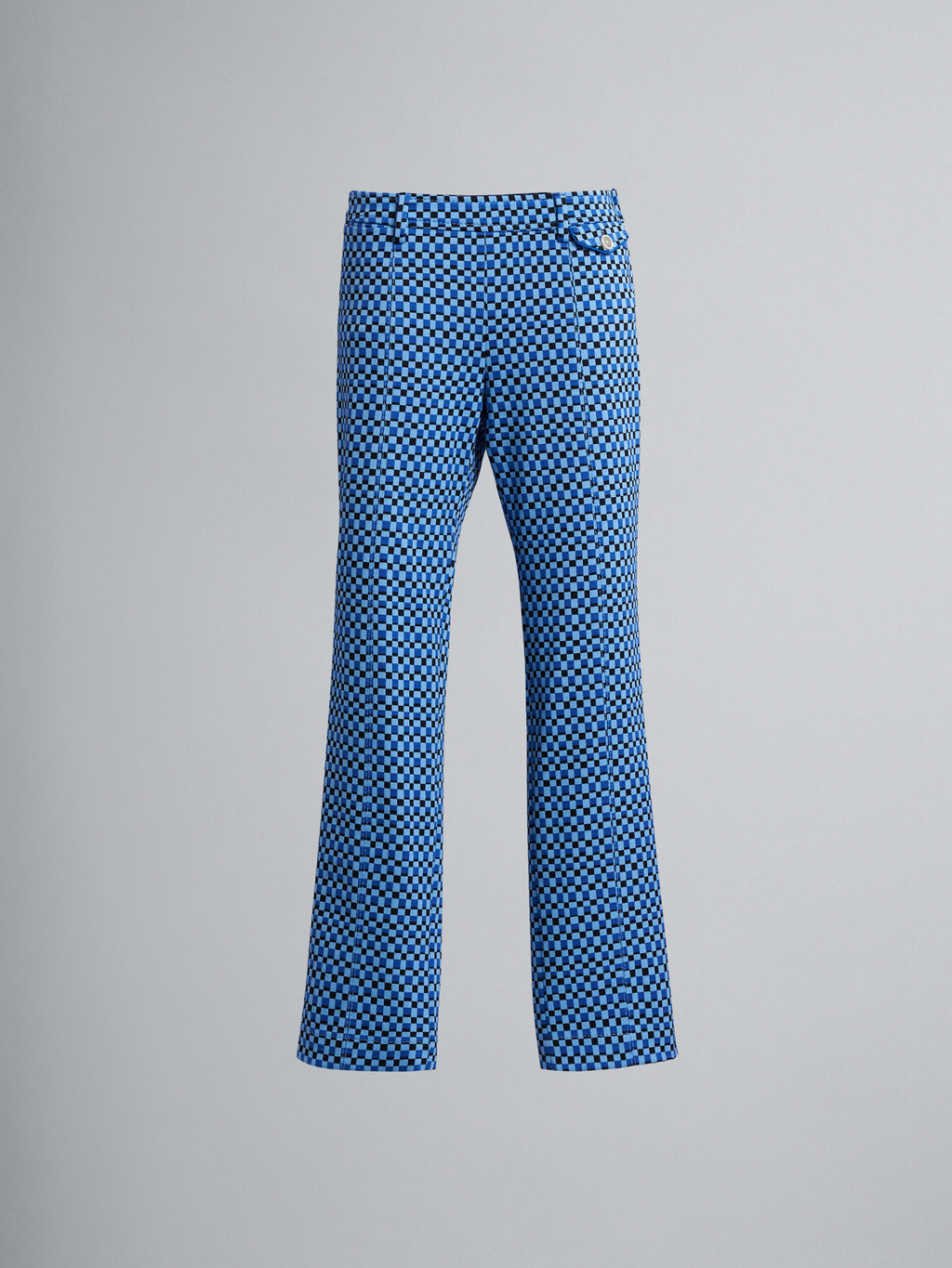 Light Blue Fibres Casual Pants