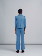 Light Blue Fibres Casual Pants