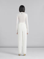 White Fibres Casual Pants