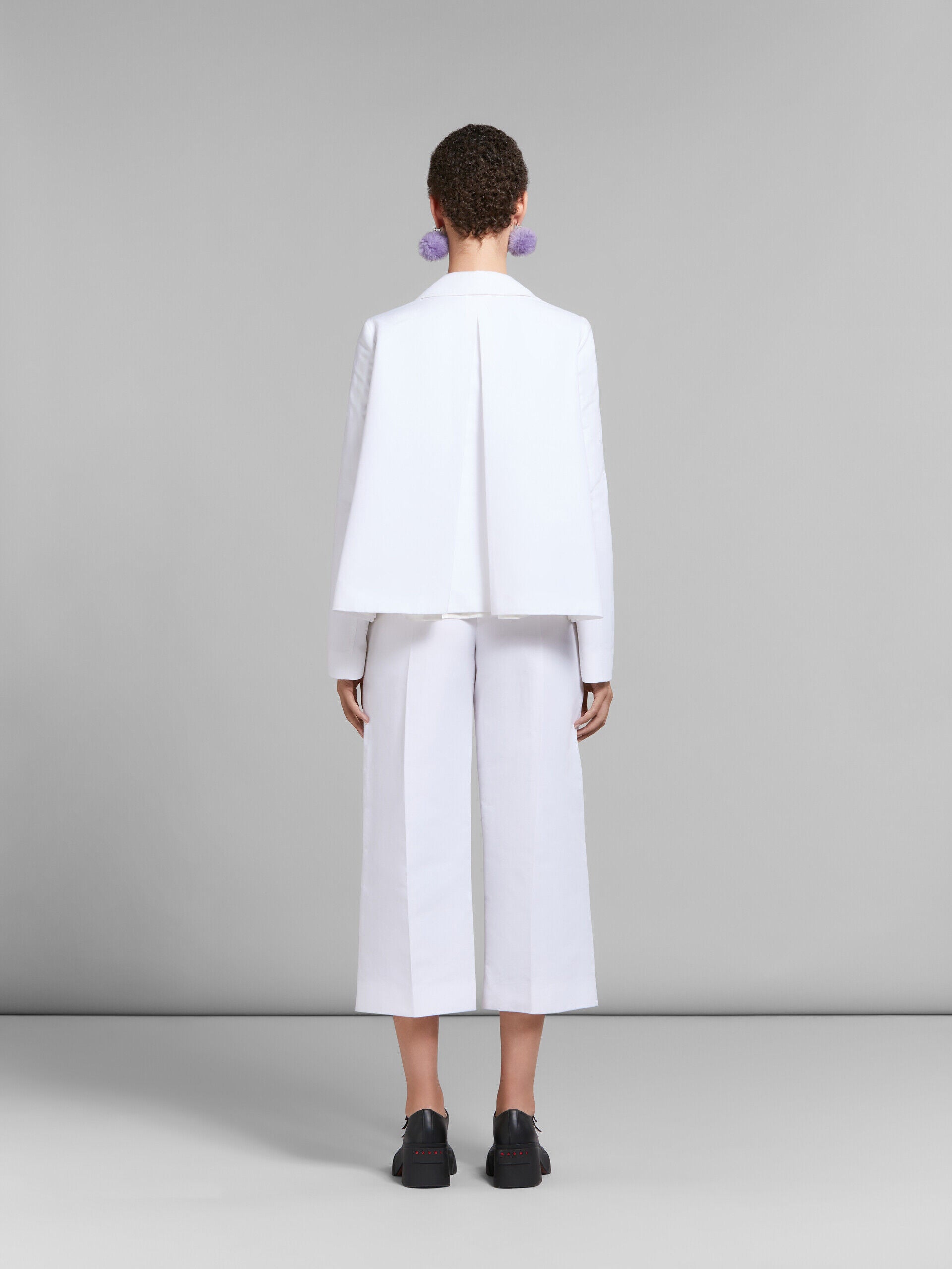 White Fibres Casual Pants