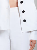 White Fibres Casual Pants