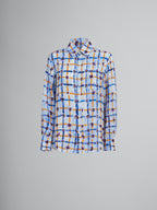 Blue Fibres Pattern Shirt