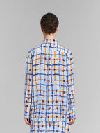 Blue Fibres Pattern Shirt