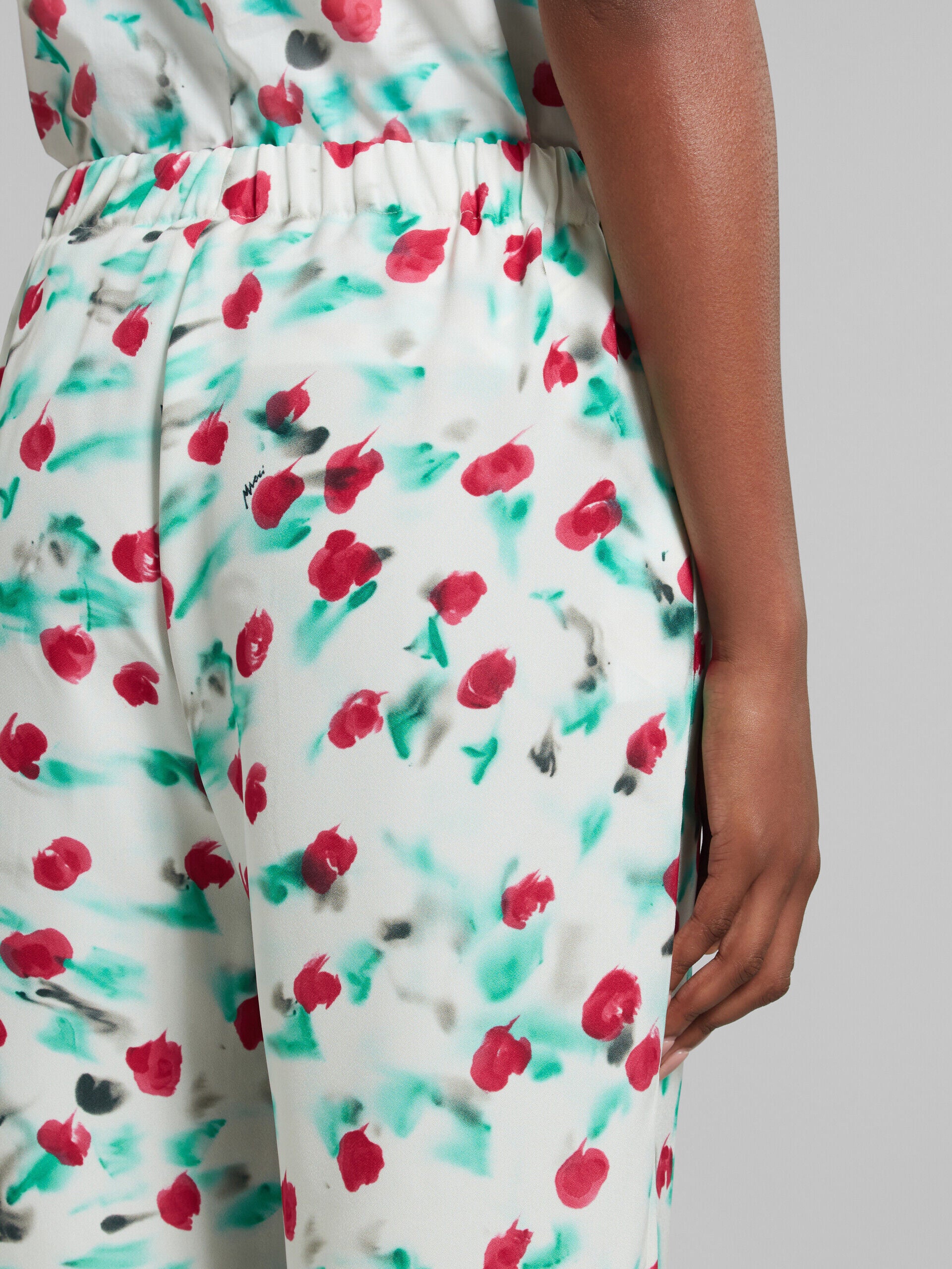 White Fibres Casual Pants