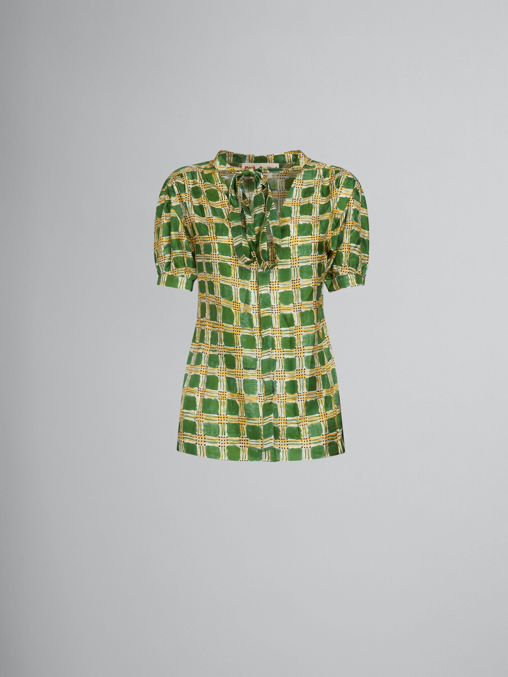 Green Fibres Pattern Shirt