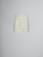 White Fibres Mini Skirt