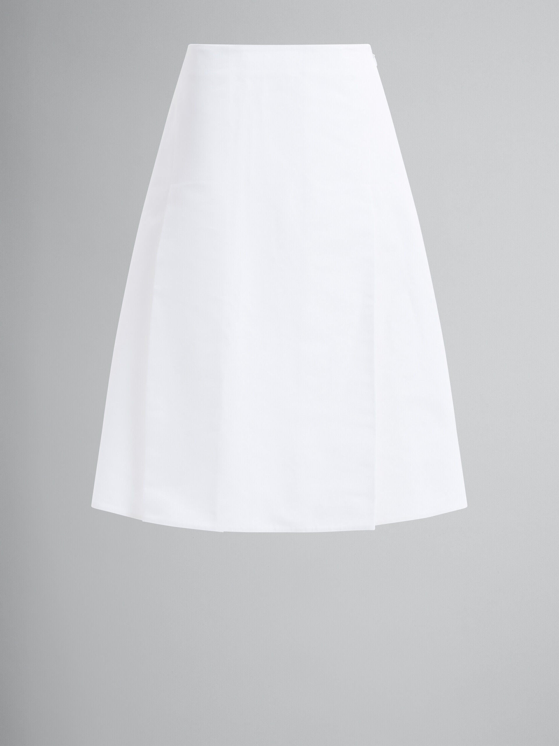 White Fibres Long Skirt