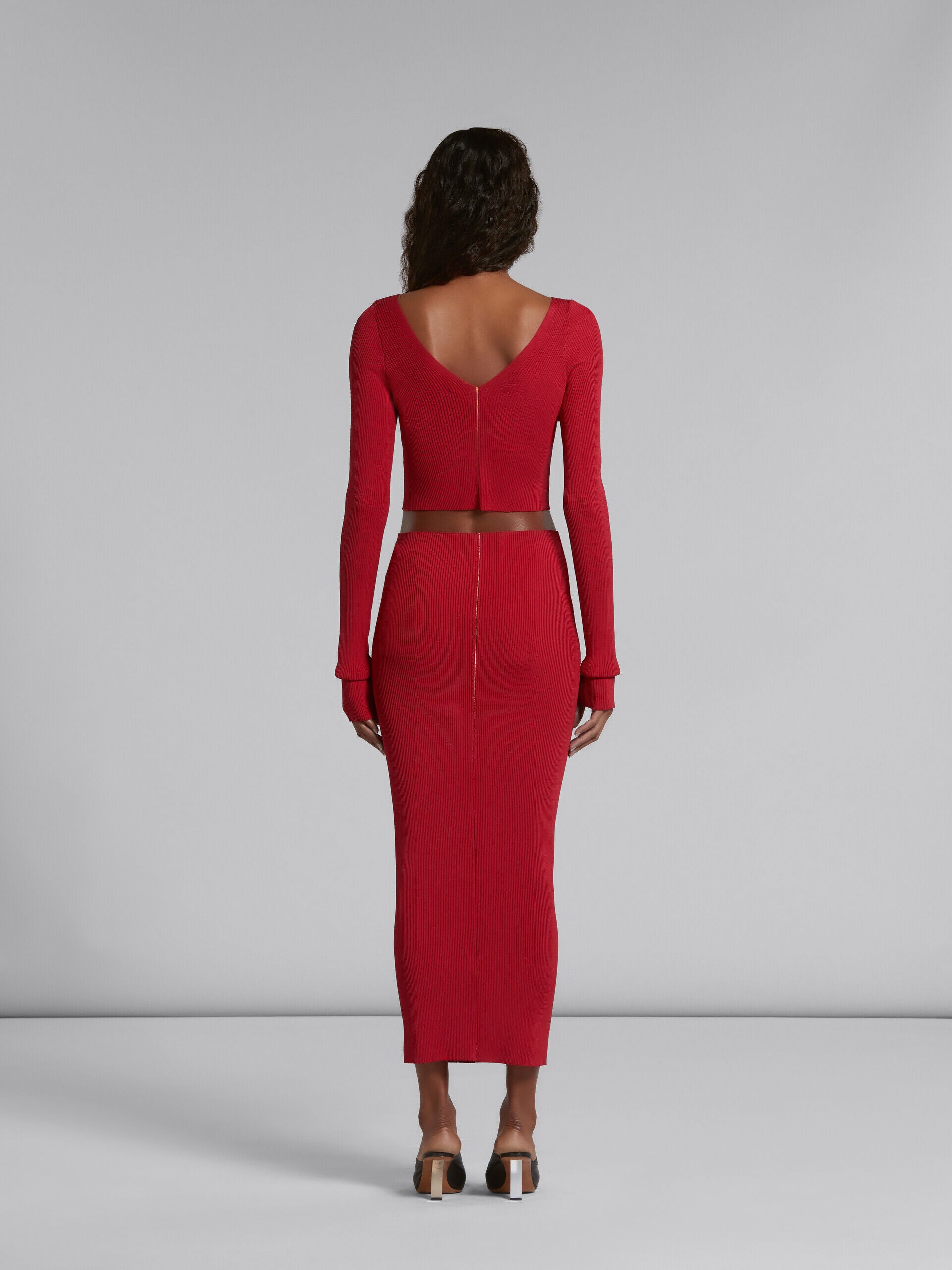 Orange Fibres Long Skirt