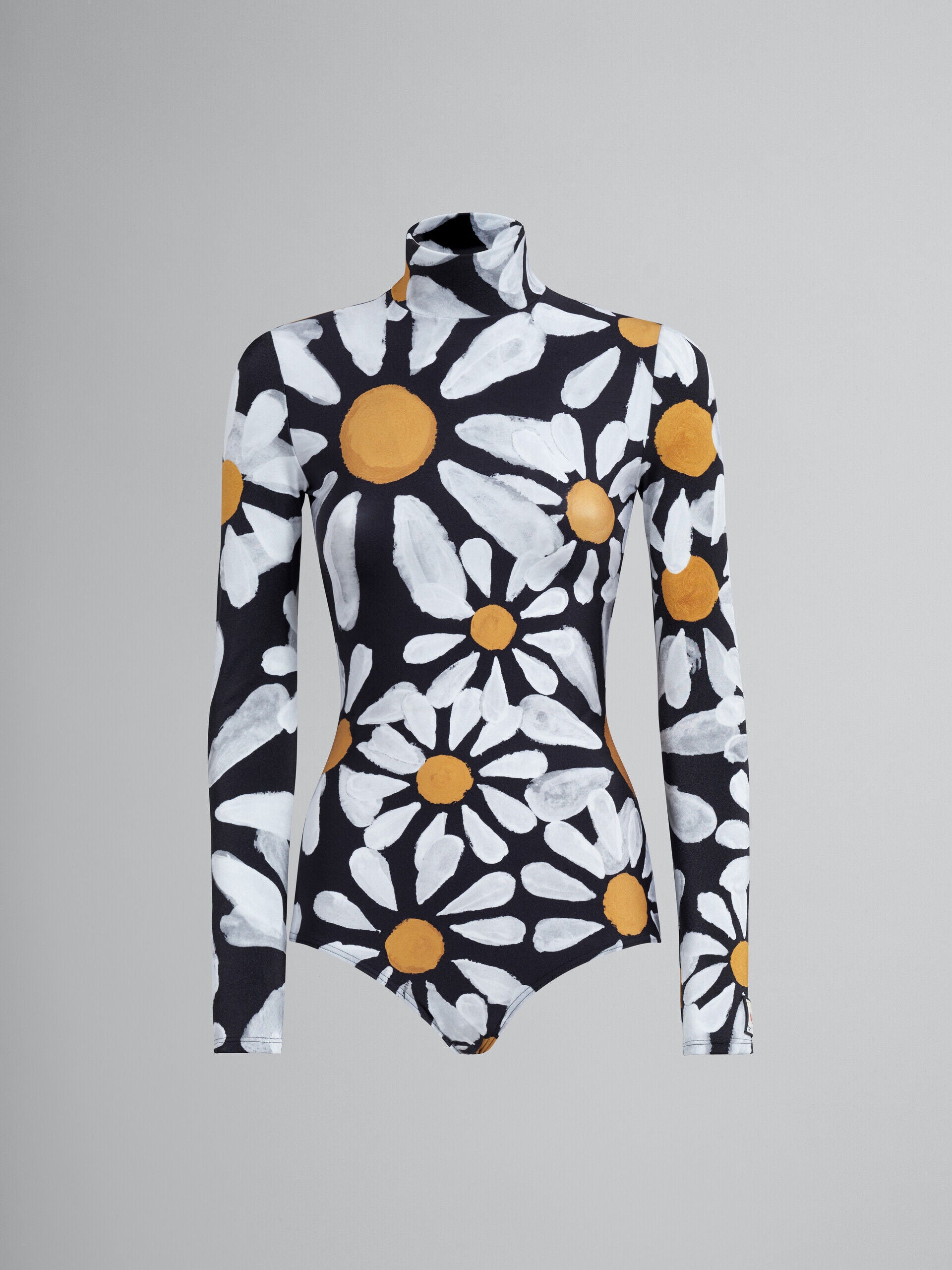 Black Fibres One-Piece Swimsuit