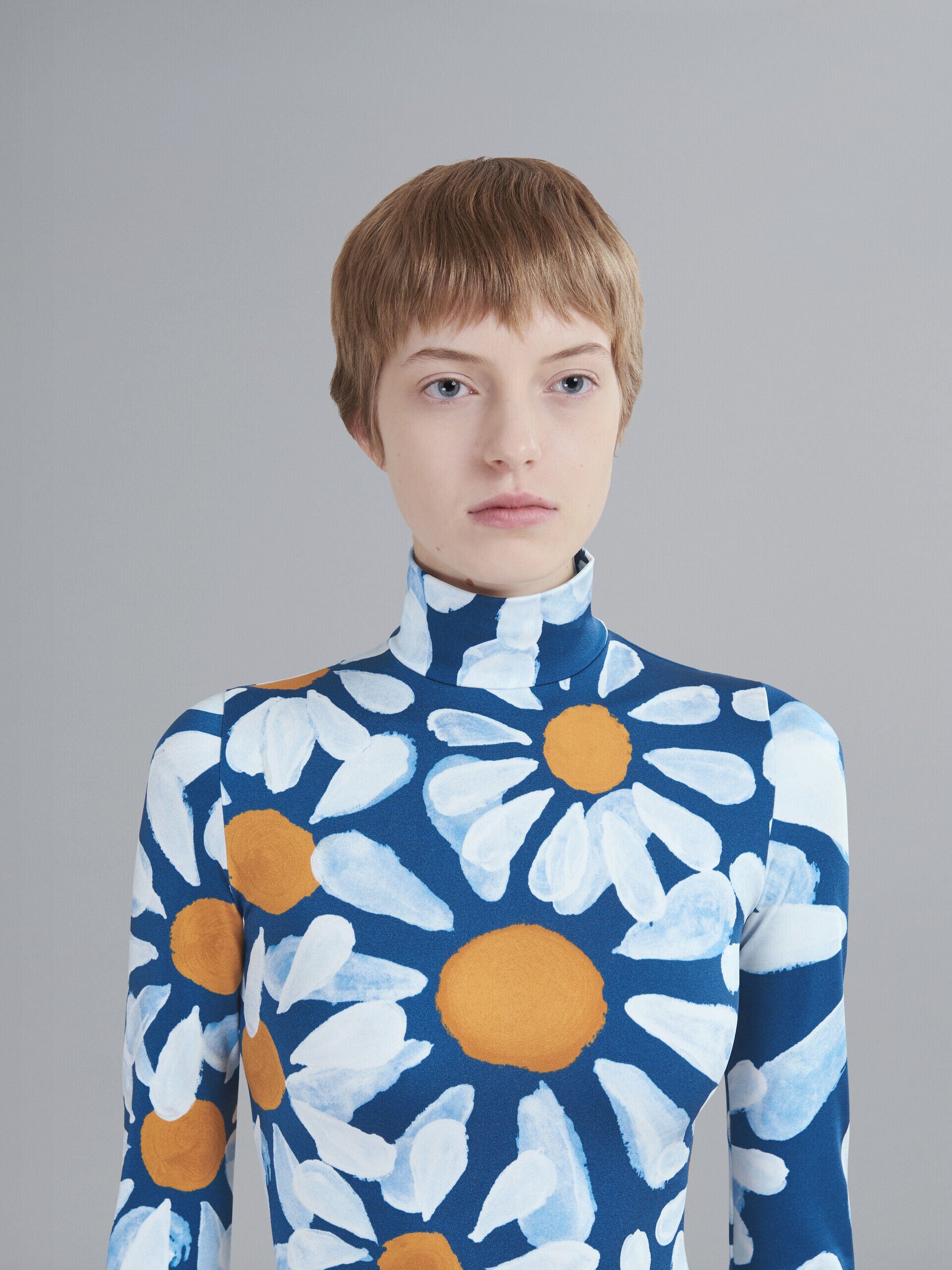 Blue Fibres One-Piece Swimsuit