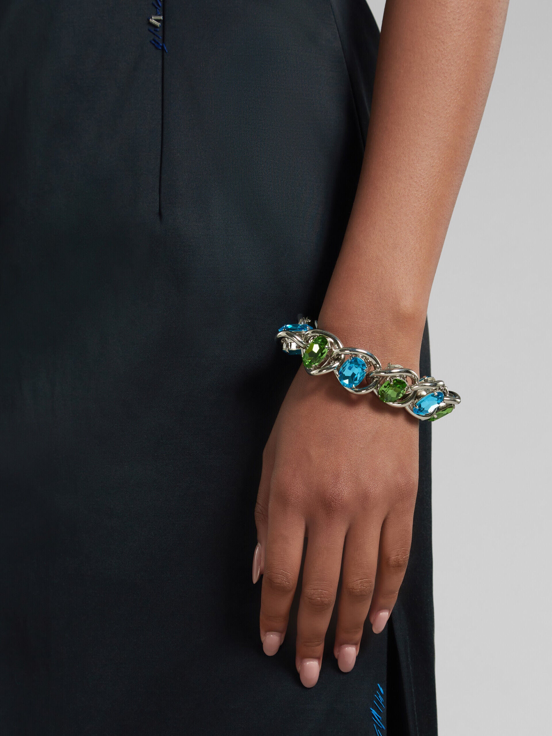 Turquoise Fibres Bracelet