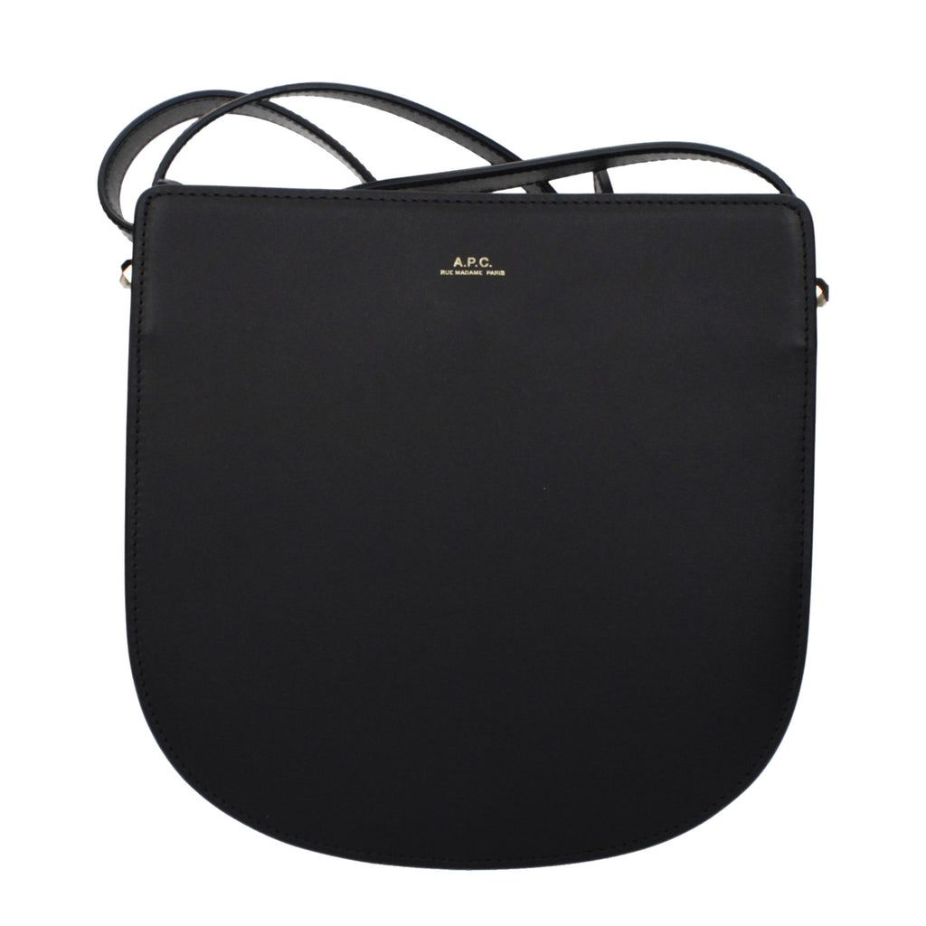 Black Leather Crossbody Bag