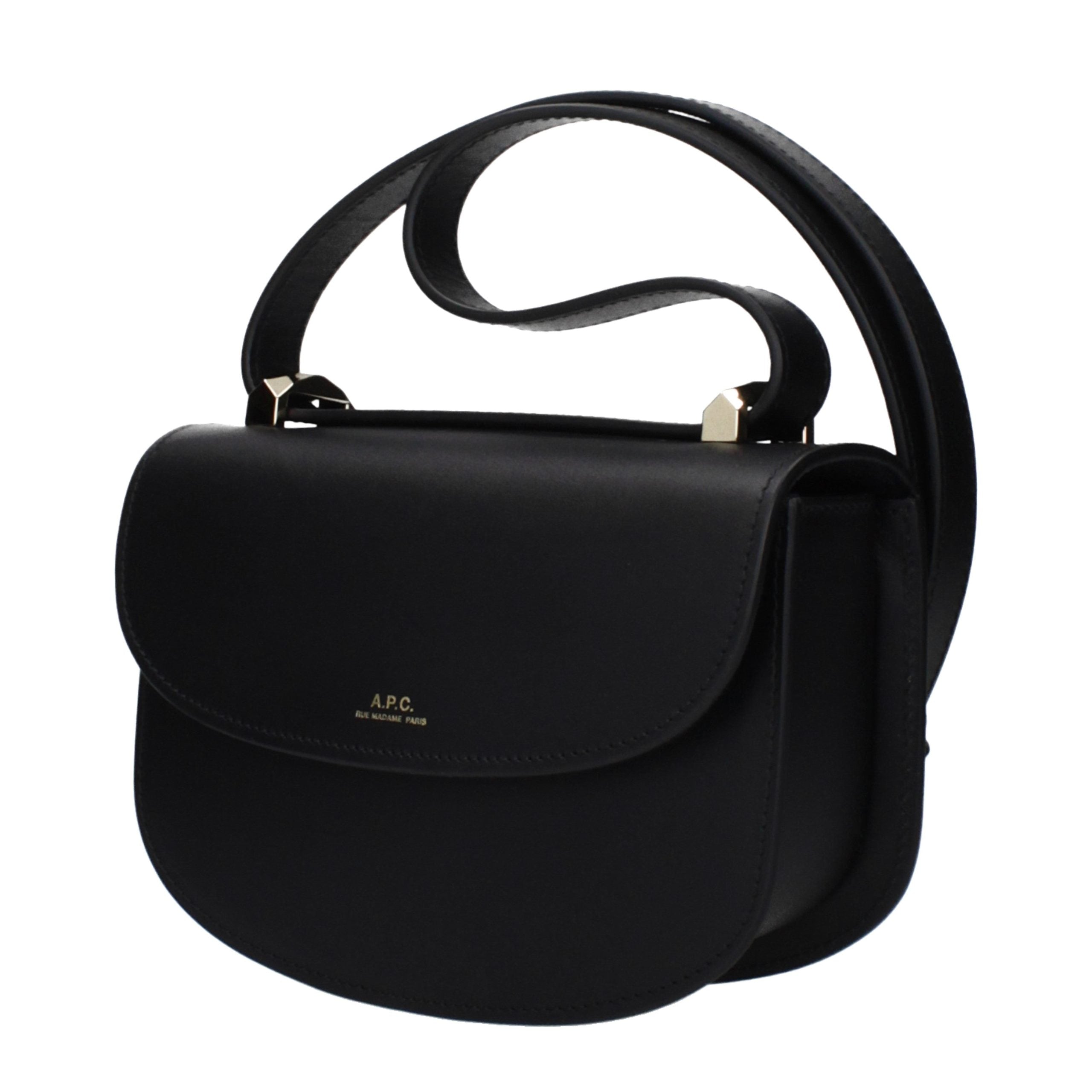 Black Leather Shoulder Bag