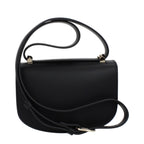 Black Leather Shoulder Bag