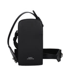 Black Leather Crossbody Bag