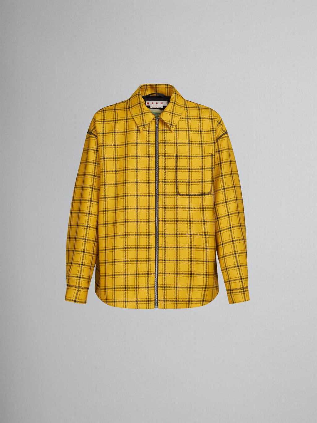 Yellow Fibres Coat