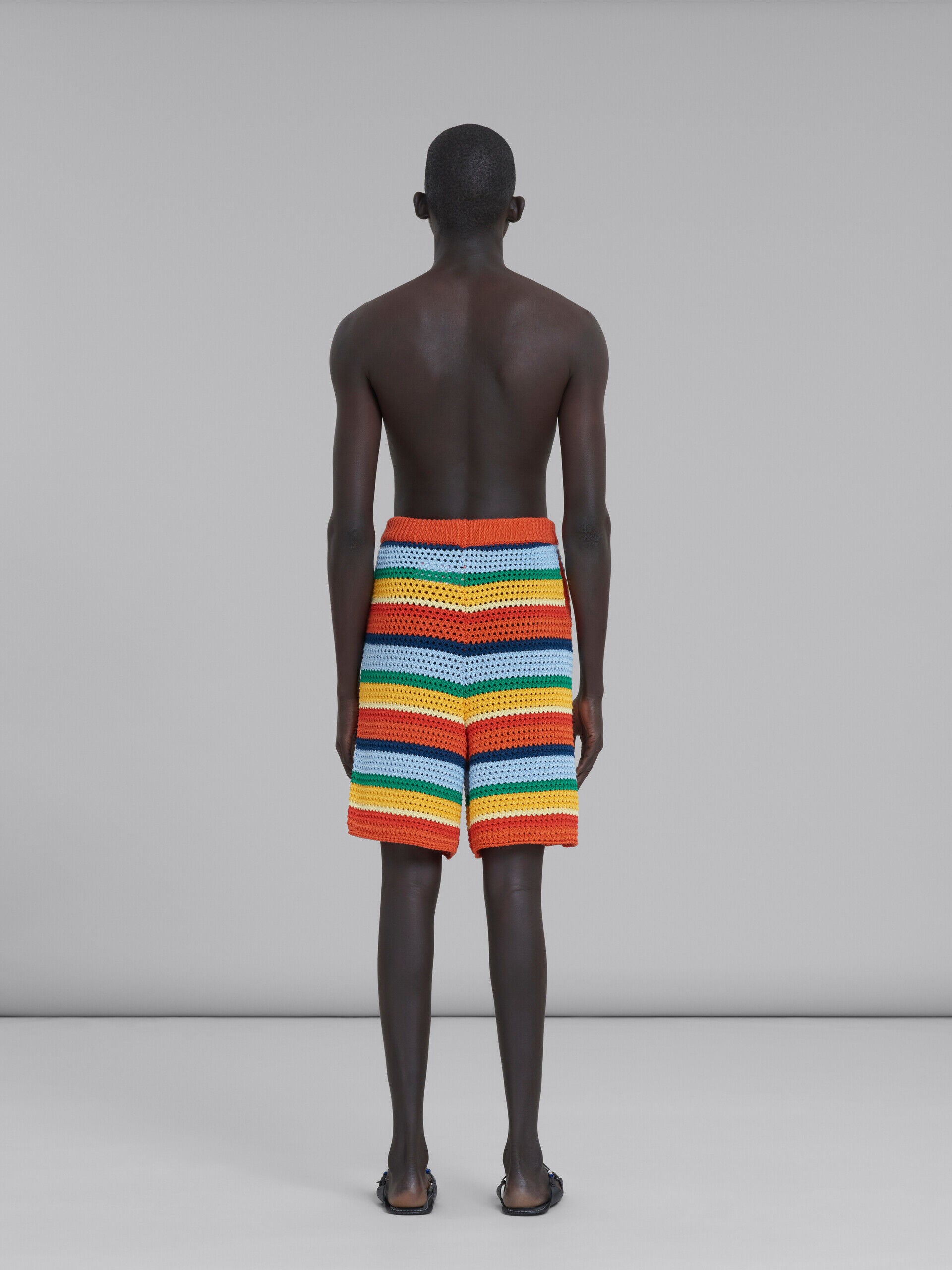 Multicolor Fibres Knee Length