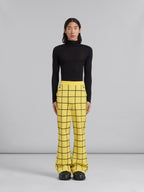 Yellow Fibres Flared Pants