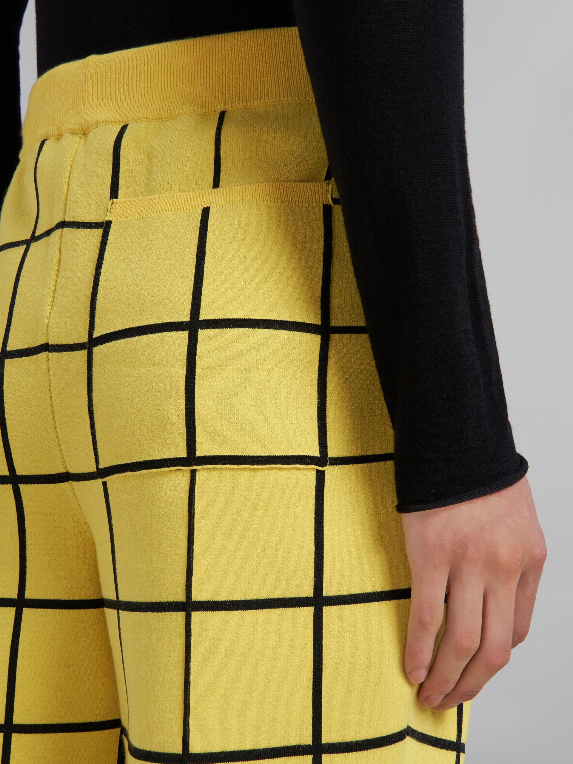 Yellow Fibres Flared Pants