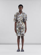 Black Fibres Short And Mini Shorts