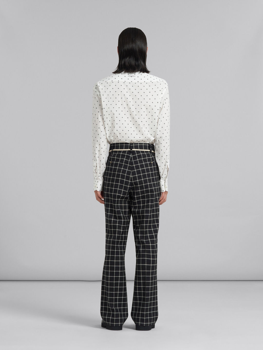 Black Fibres Casual Pants