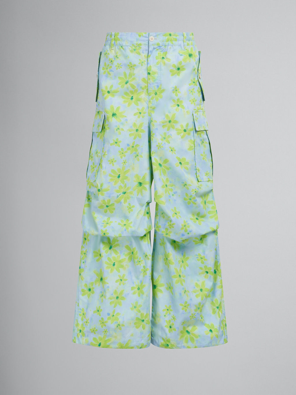 Bicolor Fibres Cargo Shorts