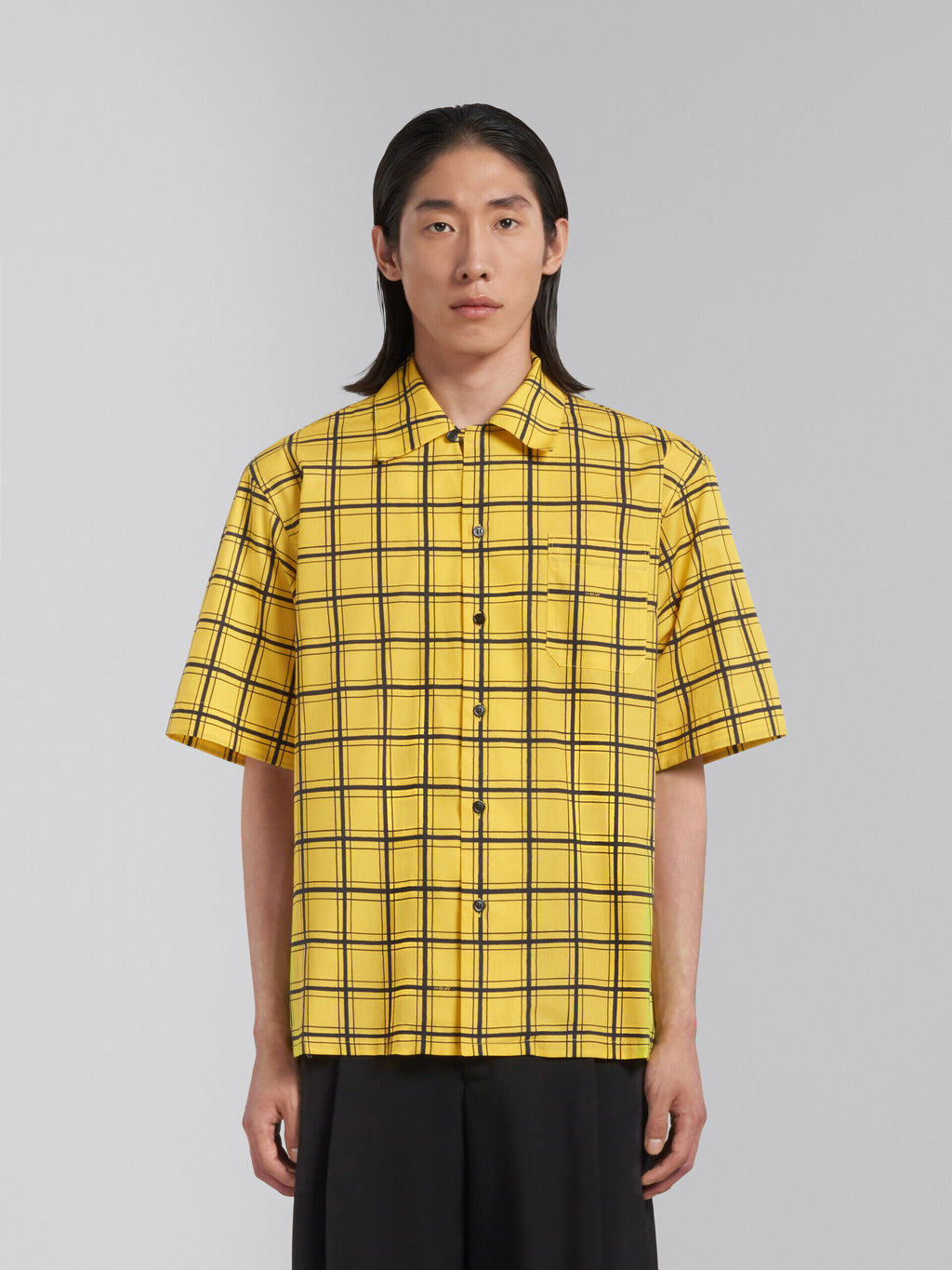 Yellow Fibres Pattern Shirt