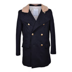 Blue Cashmere Coat