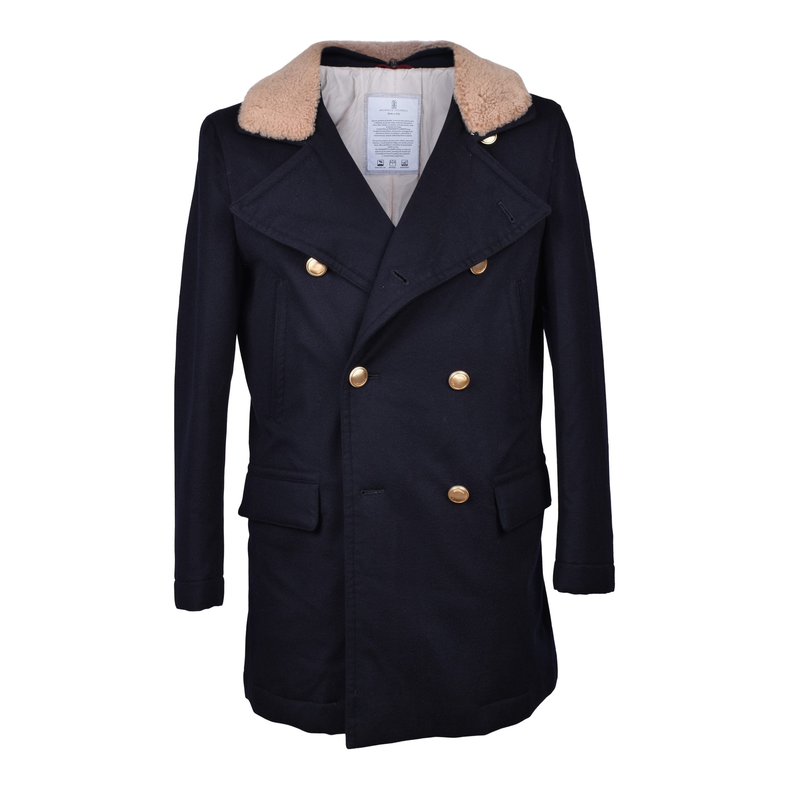 Blue Cashmere Coat
