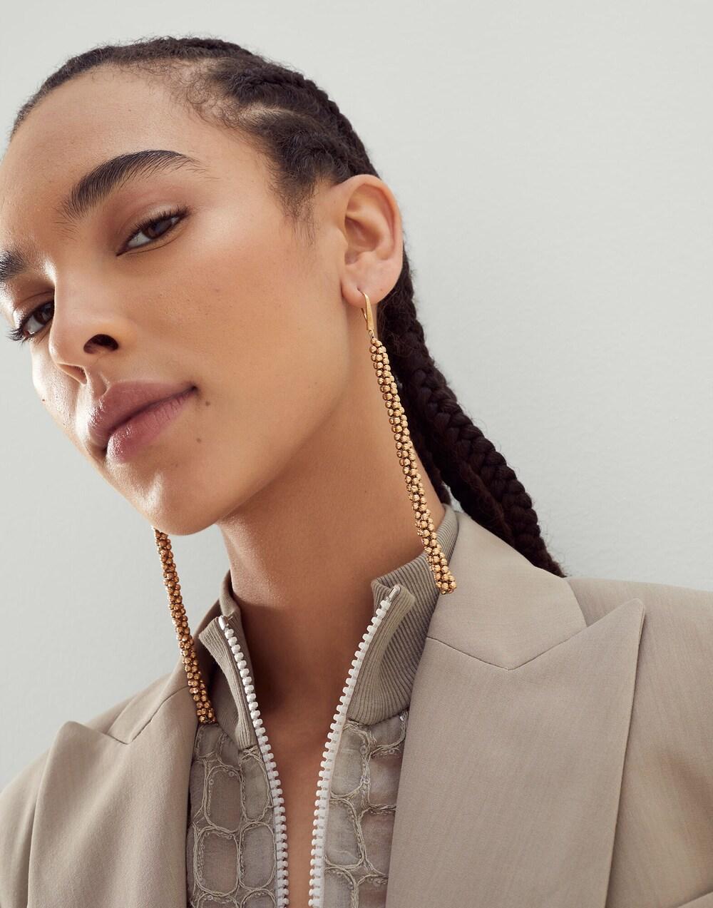 Gold Silver Earrings