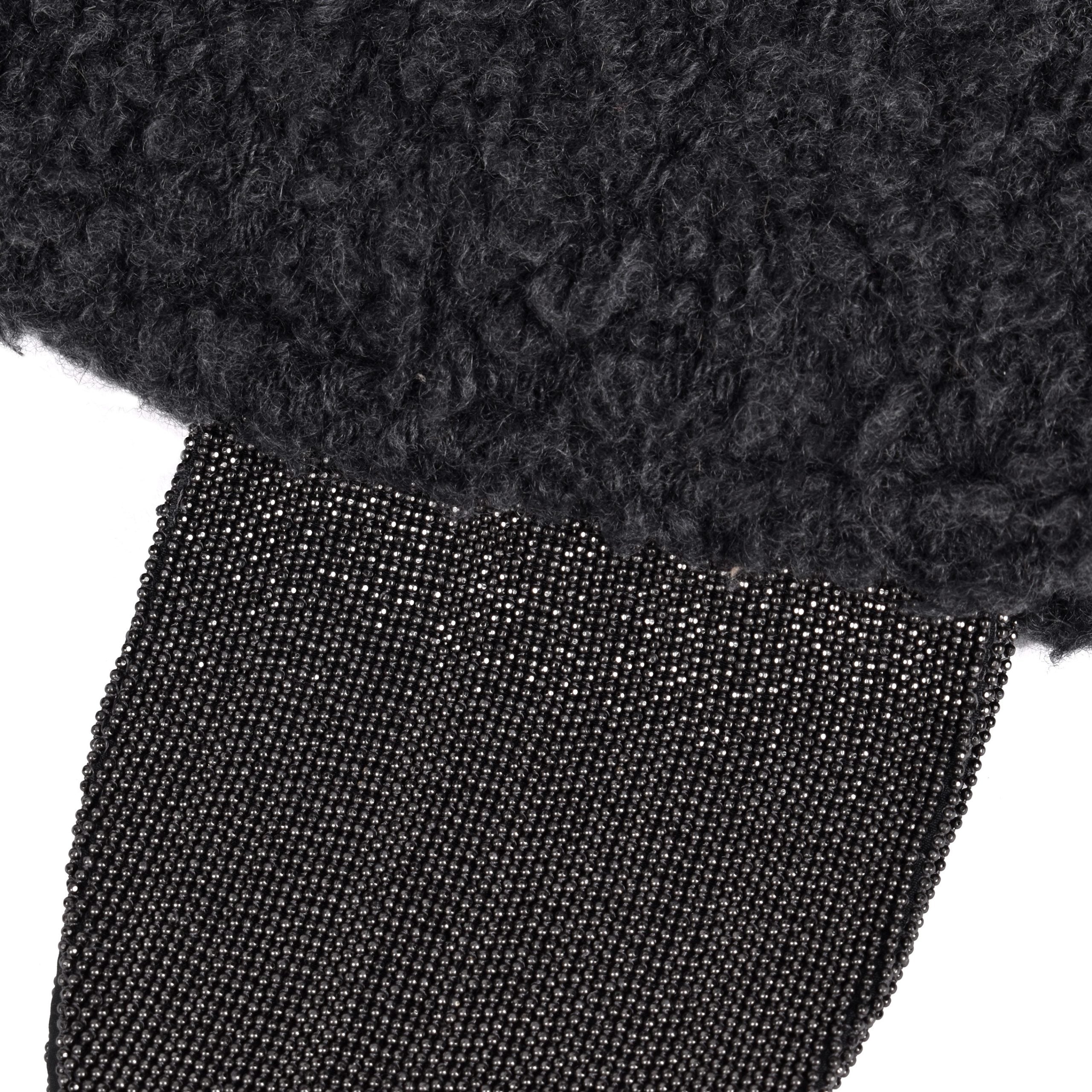 Black Cashmere Ear Muffs