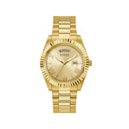 Gold Stainless Steel Dress Watch