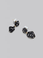 Black Fibres Earrings