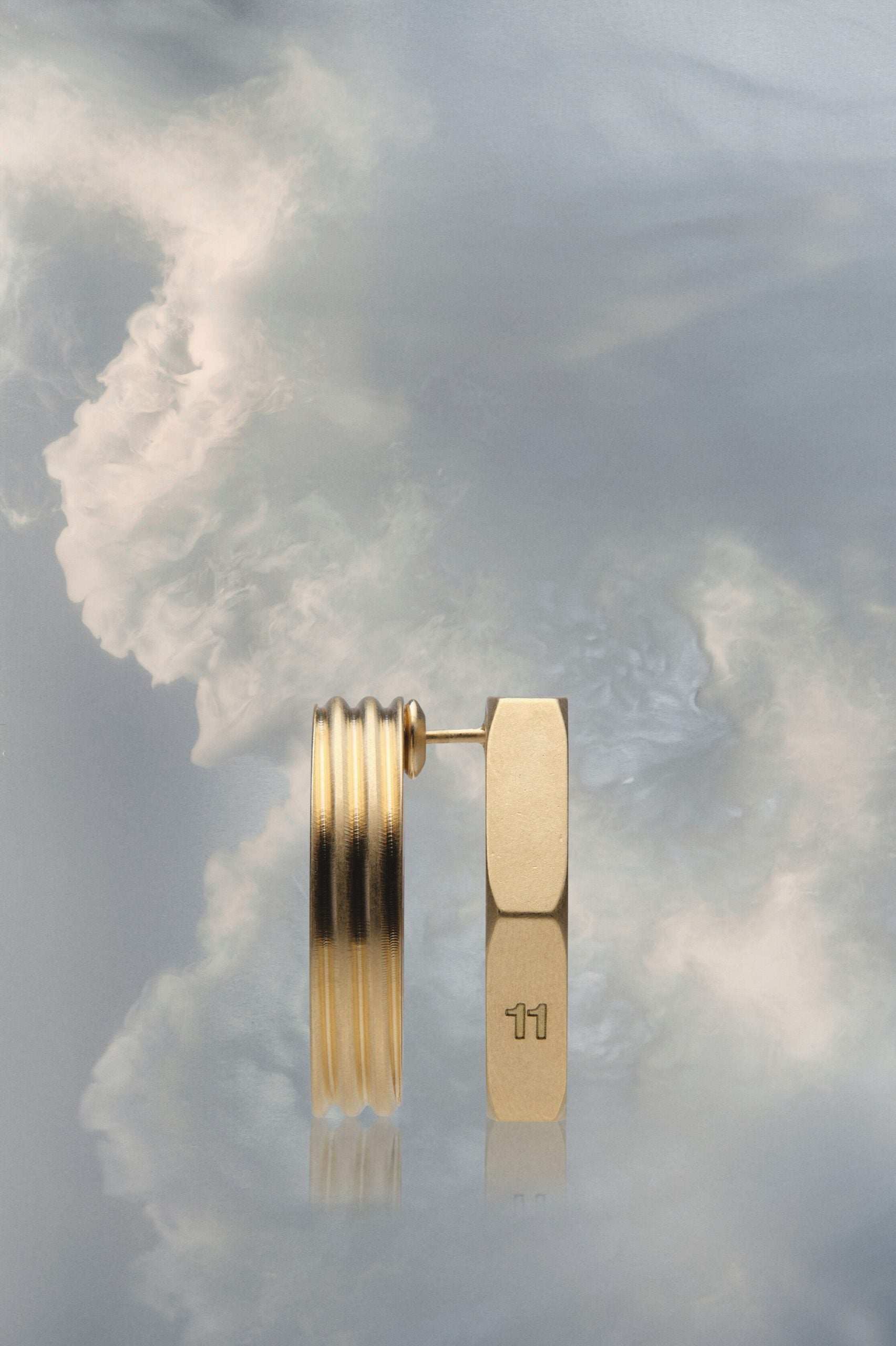 Bronze Fibres Earrings