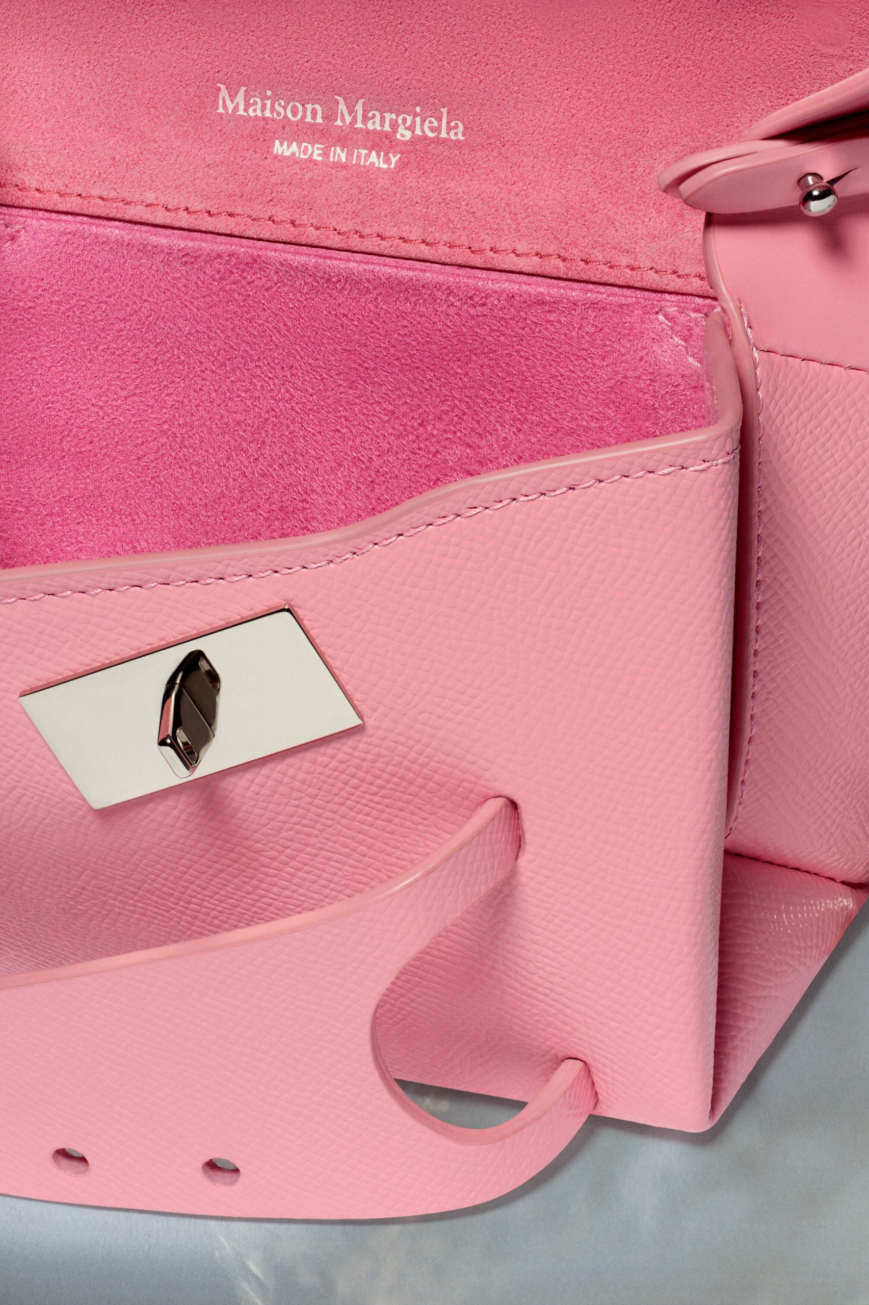 Pink Fibres Clutch Bag