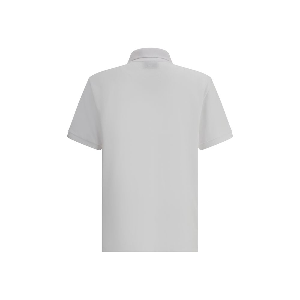 White Cotton Polo Shirt