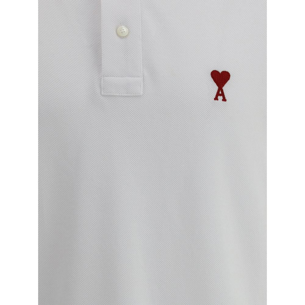 White Cotton Polo Shirt